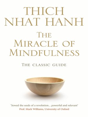 cover image of The Miracle of Mindfulness